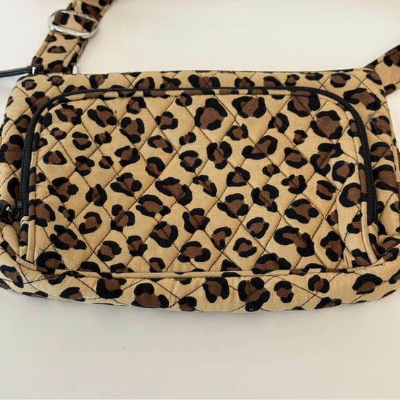 Vera Bradley Cheetah Quilted Crossbody Bag - Picture 6 of 9